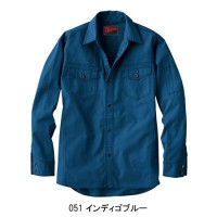 作業服オールシーズン 自重堂ジャウィンJawin51004 長袖シャツ（薄手） 綿100％