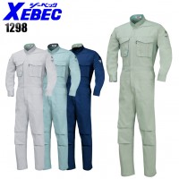 長袖つなぎ 男女兼用 ジーベック XEBEC 1298 帯電防止素材