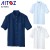 作業服春夏用 アイトスAITOZ 半袖ボタンダウンシャツ AZ-8054 軽量シャツ 吸汗速乾 ポリエステル100%