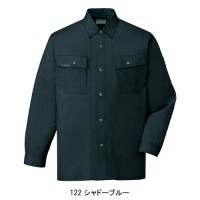 作業服オールシーズン 自重堂Jichodo 47304 長袖シャツ（薄手） 帯電防止素材 混紡 綿・ポリエステル