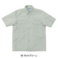 作業服春夏用 クロダルマ2665 半袖シャツ 混紡 綿・ポリエステル