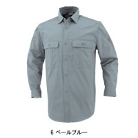 作業服オールシーズン用 コーコスCO-COS 508 ロールアップ長袖シャツ 帯電防止 綿100％