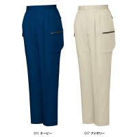 作業服春夏用 自重堂Jichodo 84202 ツータックカーゴパンツ・ズボン 綿100％