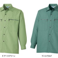 タカヤTAKAYA TF-0852 長袖シャツ 帯電防止素材 混紡 綿・ポリエステル