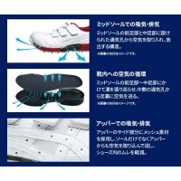 安全靴 スニーカーアシックスCP305 通気性 【2020新作】
