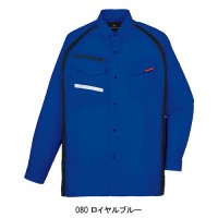 作業服 自重堂  エコ製品制電長袖シャツ 87604 メンズ レディース 春夏用  作業着 帯電防止 SS- 5L