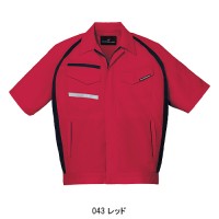 作業服 自重堂  エコ製品制電半袖ジャンパー 87610 メンズ レディース 春夏用  作業着 帯電防止 SS- 5L