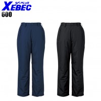 作業服・作業着・防寒ズボン 秋冬用ジーベック（XEBEC）600 防寒パンツ防水性 PVCコーティング