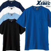 【2023春夏新作】 XEBEC 半袖Tシャツ 春夏用 男女兼用 6044 ジーベック 作業服 作業着 SS-5L