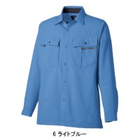 作業服オールシーズン用 タカヤTU-9802 長袖シャツ 熱中予防対策 帯電防止素材 高通気 吸汗速乾