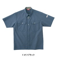 作業服 ホシ服装  半袖シャツ 9340 メンズ 春夏用  作業着 帯電防止 M- 5L