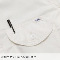ユニフォーム Lee リー  メンズシャンブレー半袖シャツ LCS46005 メンズ  サービスS- XXL