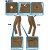 アイトス AITOZ Wrangler ラングラー AZ-64221 春夏・秋冬兼用（オールシーズン素材） カーゴパンツ（ノータック）男女兼用 帯電防止素材ポリエステル80％・綿20％全3色 3S-6L