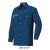 作業服秋冬用 アイトスAITOZ AZ-856 長袖シャツ（厚地)  帯電防止素材 ポリエステル100%